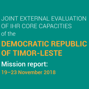 WHO Timor Leste