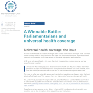 IPU - UHC issues brief